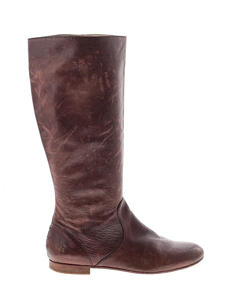 Pre-owned Frye Boots In Brown