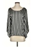 Drew 100% Rayon Silver 3/4 Sleeve Blouse Size S - photo 1