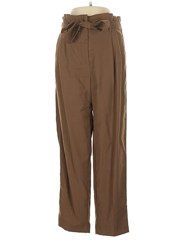 Pre-owned H&m Casual Pants In Brown