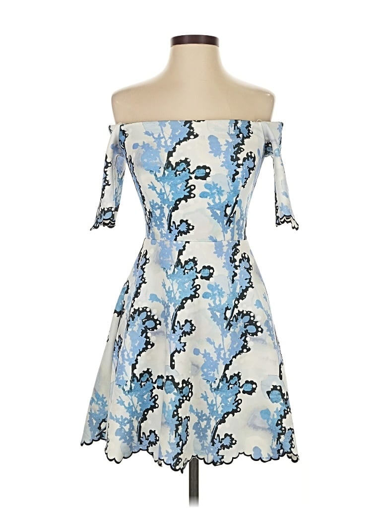 Pre-owned Cynthia Rowley Cocktail Dress In Blue