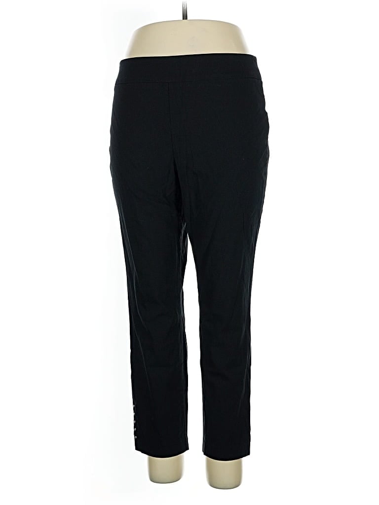 Pre-owned Roz & Ali Dress Pants In Black