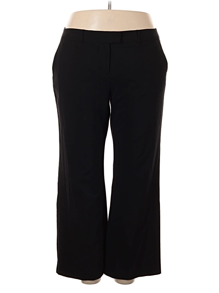 Pre-owned Daisy Fuentes Dress Pants In Black