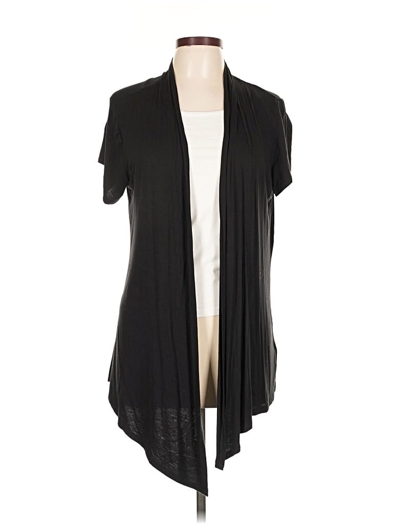 Pre-owned Maurices Cardigan Sweater In Black