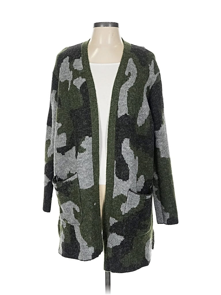 Pre-owned Modern Lux Cardigan Sweater In Green
