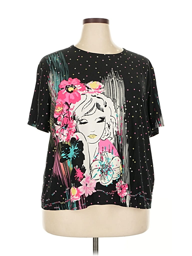 Pre-owned Nygard Short Sleeve T-shirt In Black