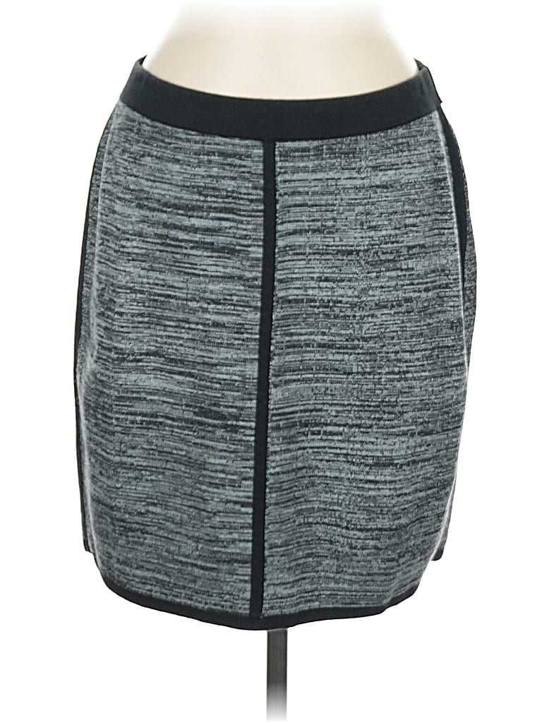 Pre-owned Ann Taylor Casual Skirt In Gray