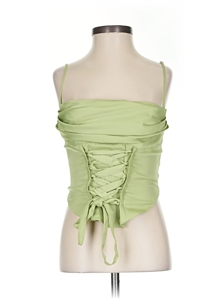Pre-owned Silence And Noise Sleeveless Blouse In Green