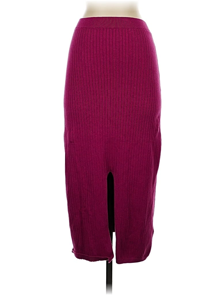 Pre-owned Free People Casual Skirt In Purple