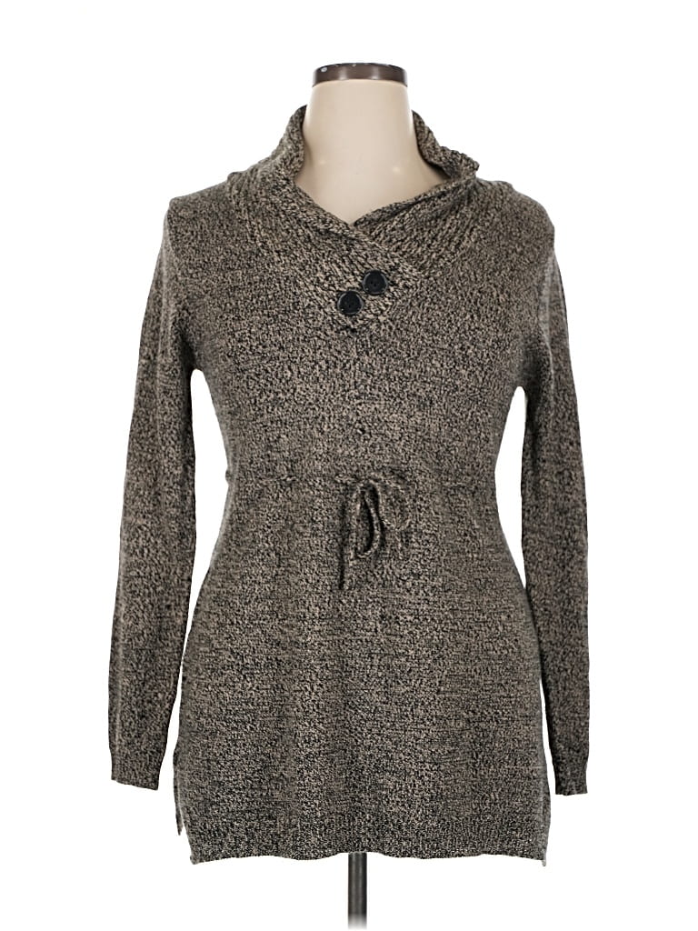 Pre-owned Derek Heart Cardigan Sweater In Gray