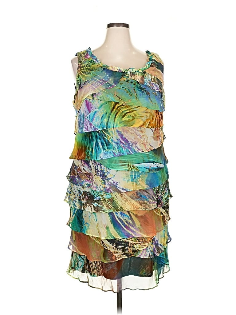 Pre-owned Sl Fashions Cocktail Dress In Green