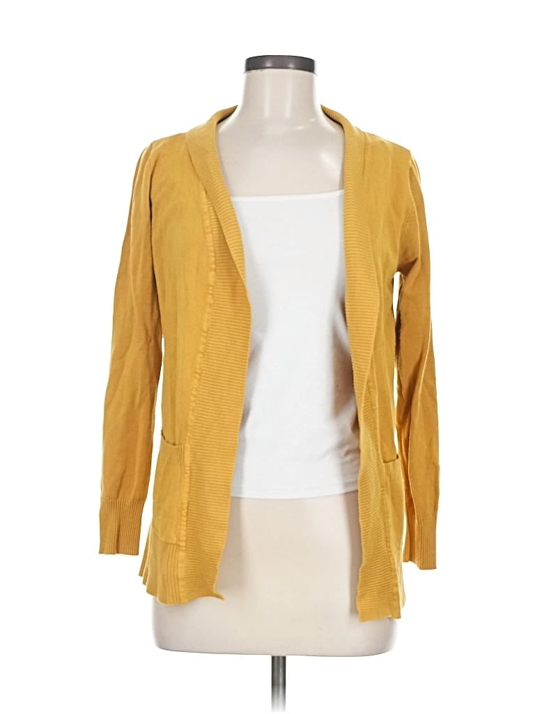 Pre-owned Cielo Cardigan Sweater In Yellow