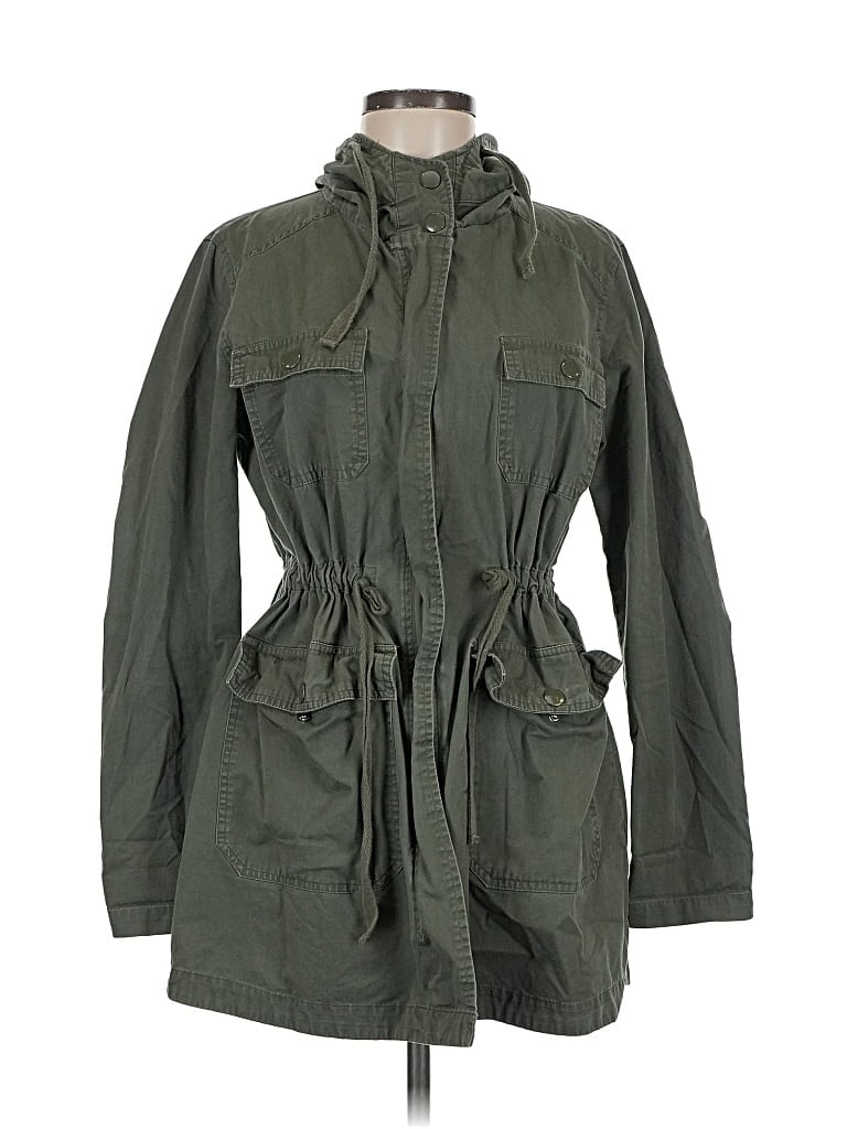 Pre-owned Love Tree Jacket In Green