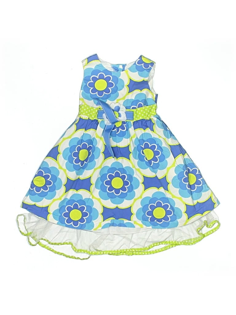 Pre-owned Rare Editions Kids' Dress In Blue