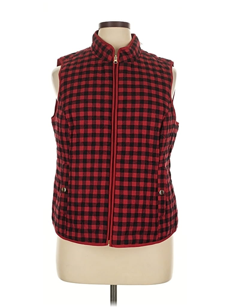 Croft & Barrow Vest In Red