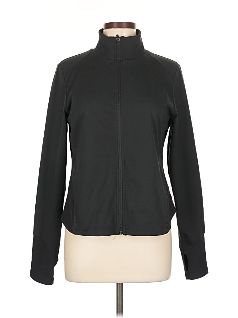 Pre-owned Danskin Long Sleeve Turtleneck In Black