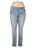 Jordache Solid Blue Jeans Size 18W - photo 1