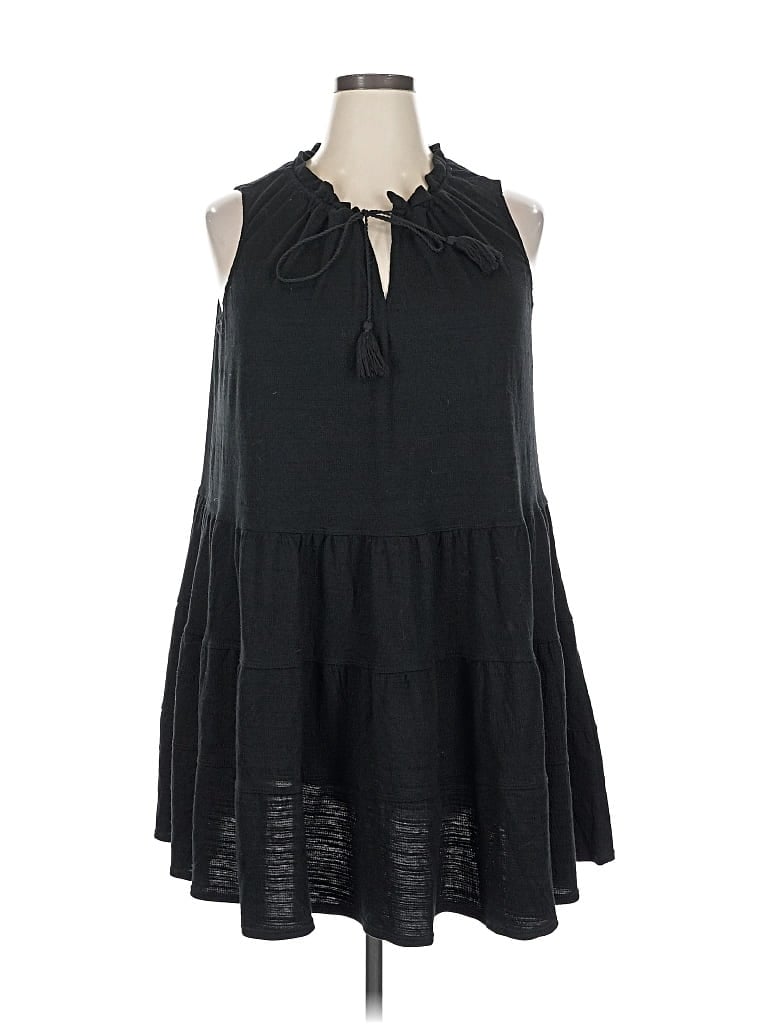 Pre-owned Max Studio Casual Dress In Black