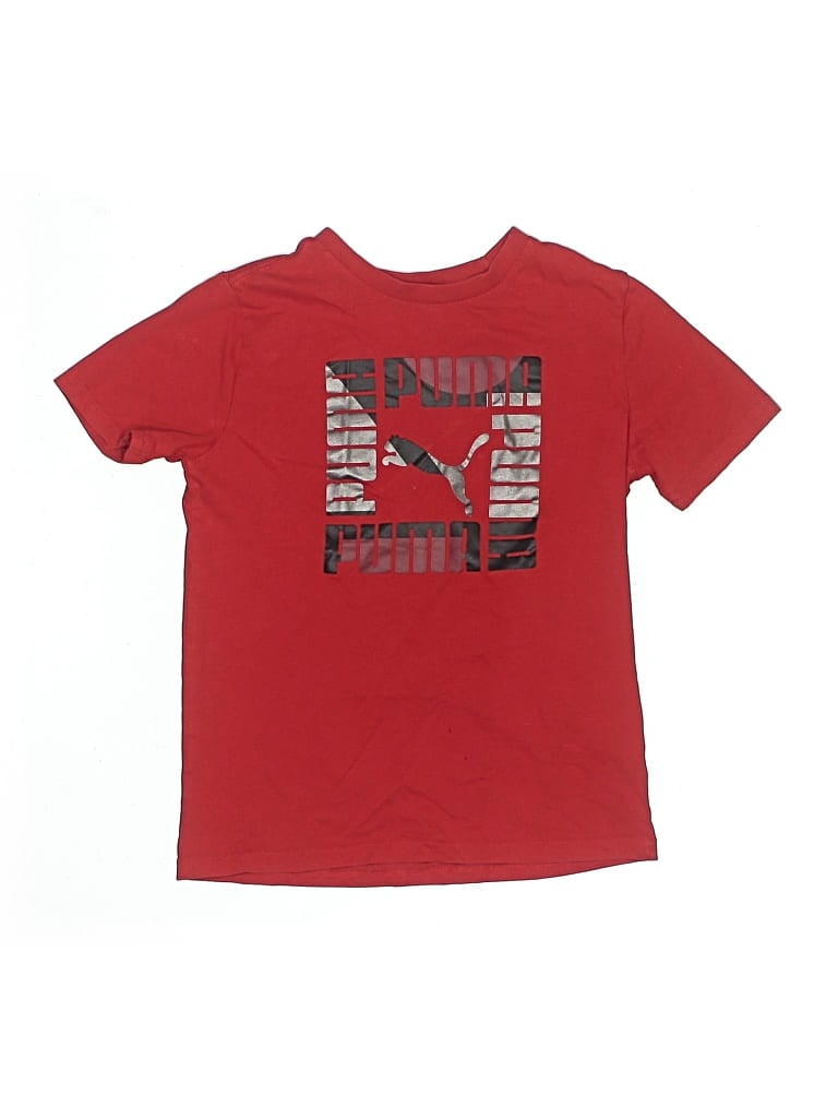 Pre-owned Puma Kids' Short Sleeve T-shirt In Red