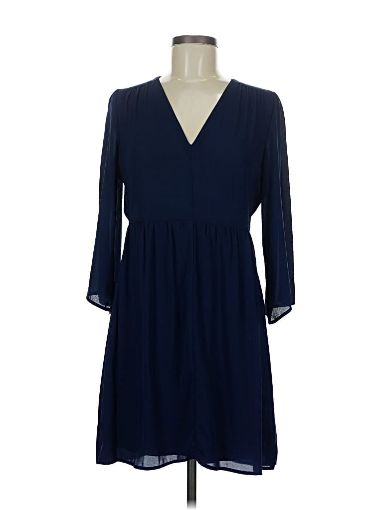Pre-owned Express Casual Dress In Blue