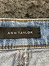 Ann Taylor Chevron-herringbone Blue Jeans Size 8 - photo 4