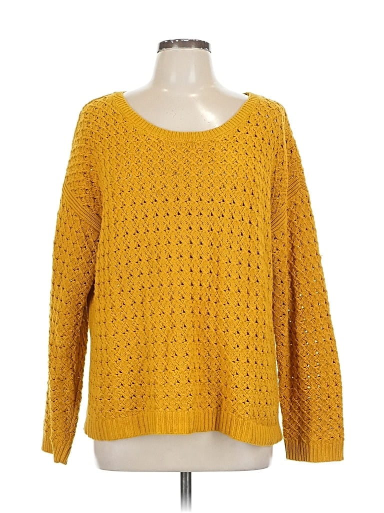 Pre-owned Old Navy Pullover Sweater In Yellow