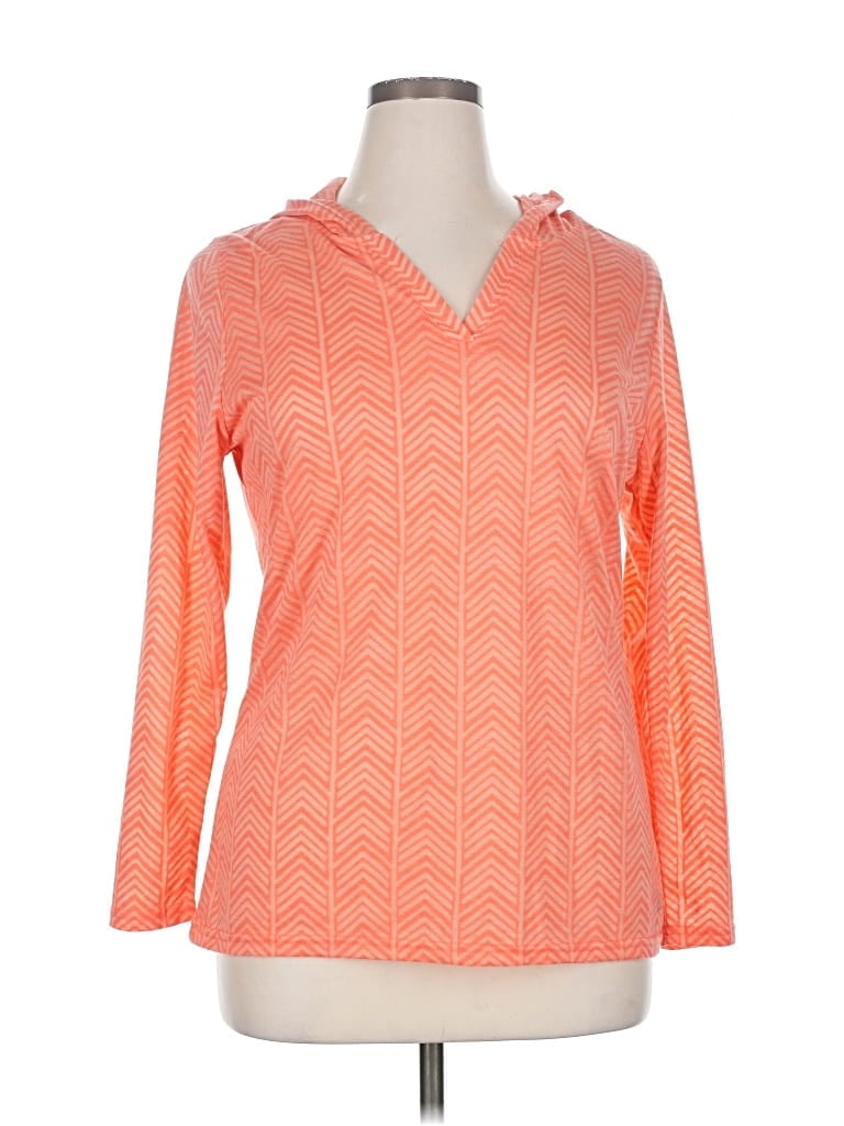 Pre-owned Balance Collection Long Sleeve T-shirt In Orange