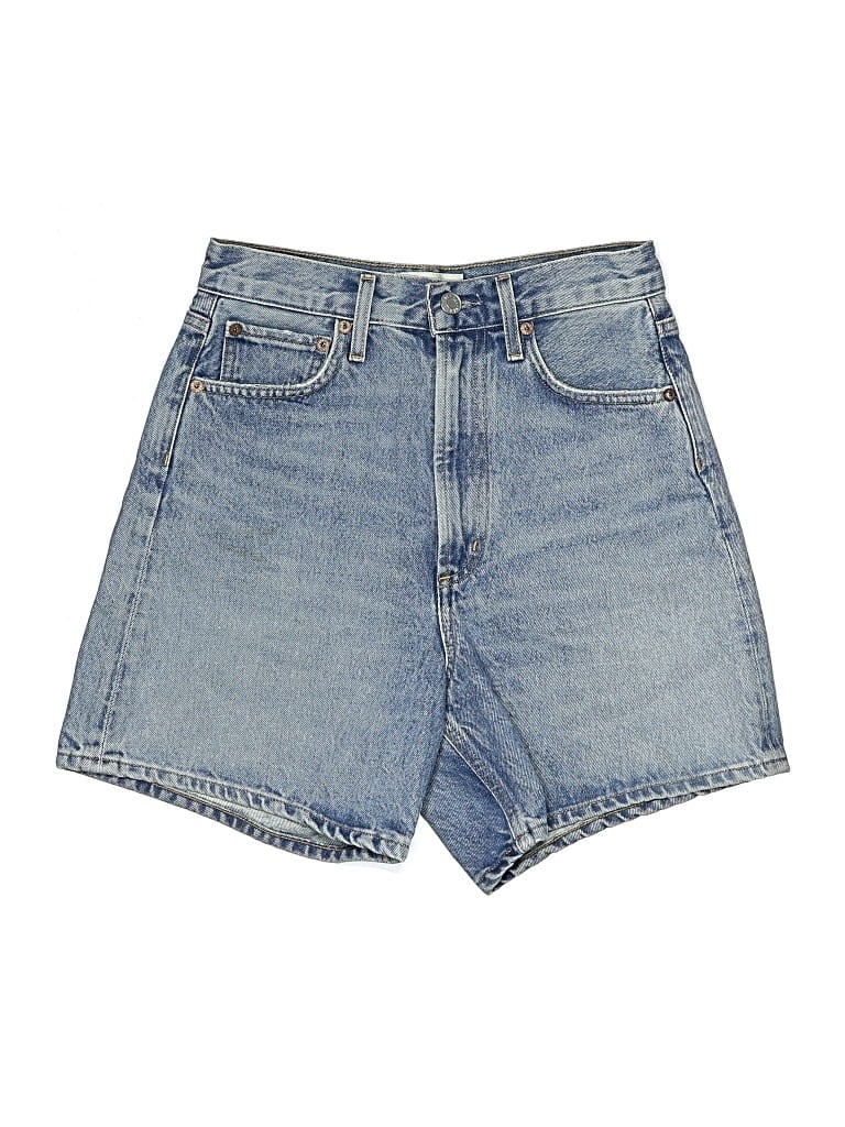 Pre-owned Agolde Denim Shorts In Blue