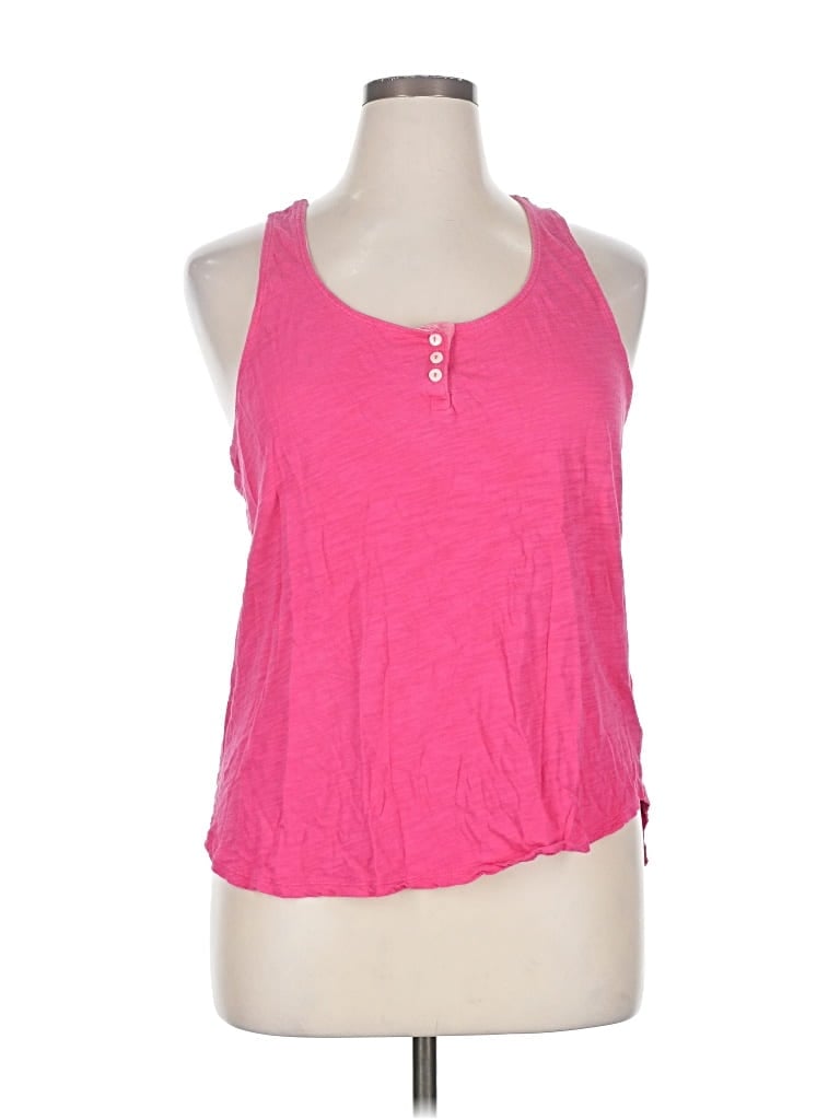Pre-owned Old Navy Tank Top Pink Halter Neckline Tops