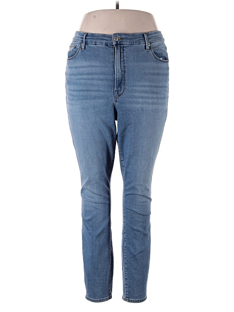 Pre-owned Good American Jeans In Blue