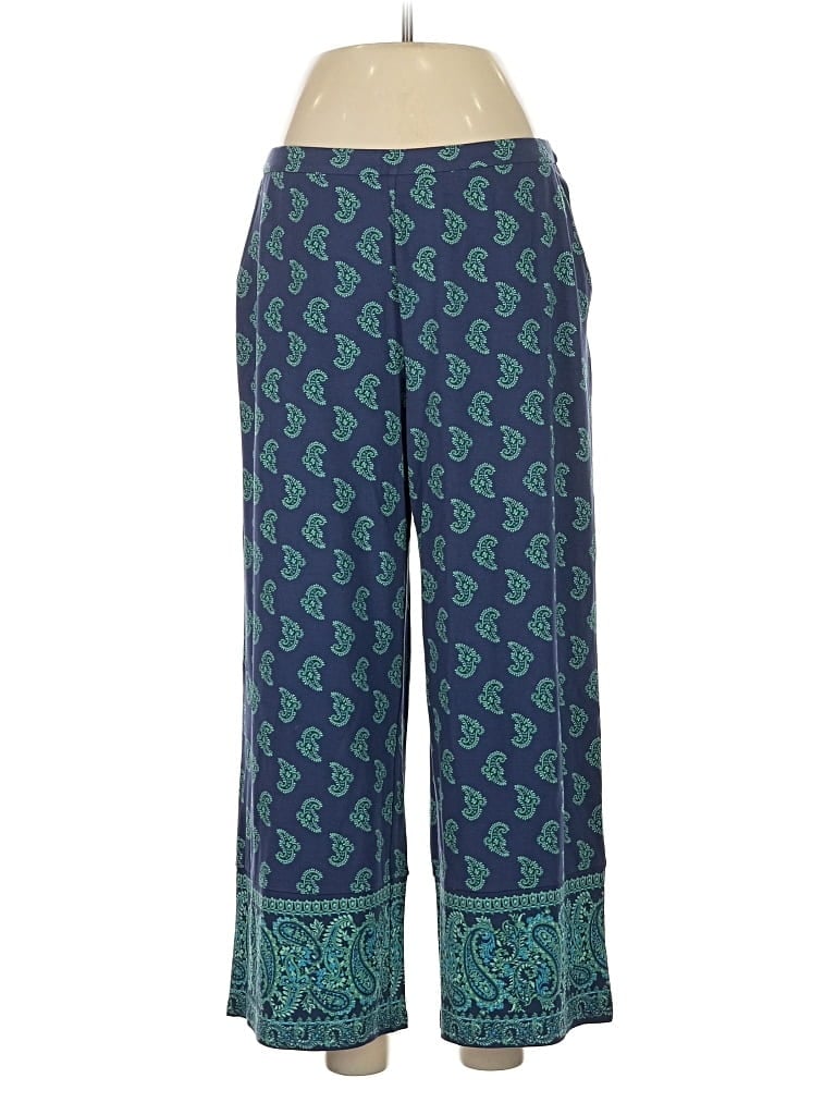 Pre-owned Jjill Casual Pants In Blue