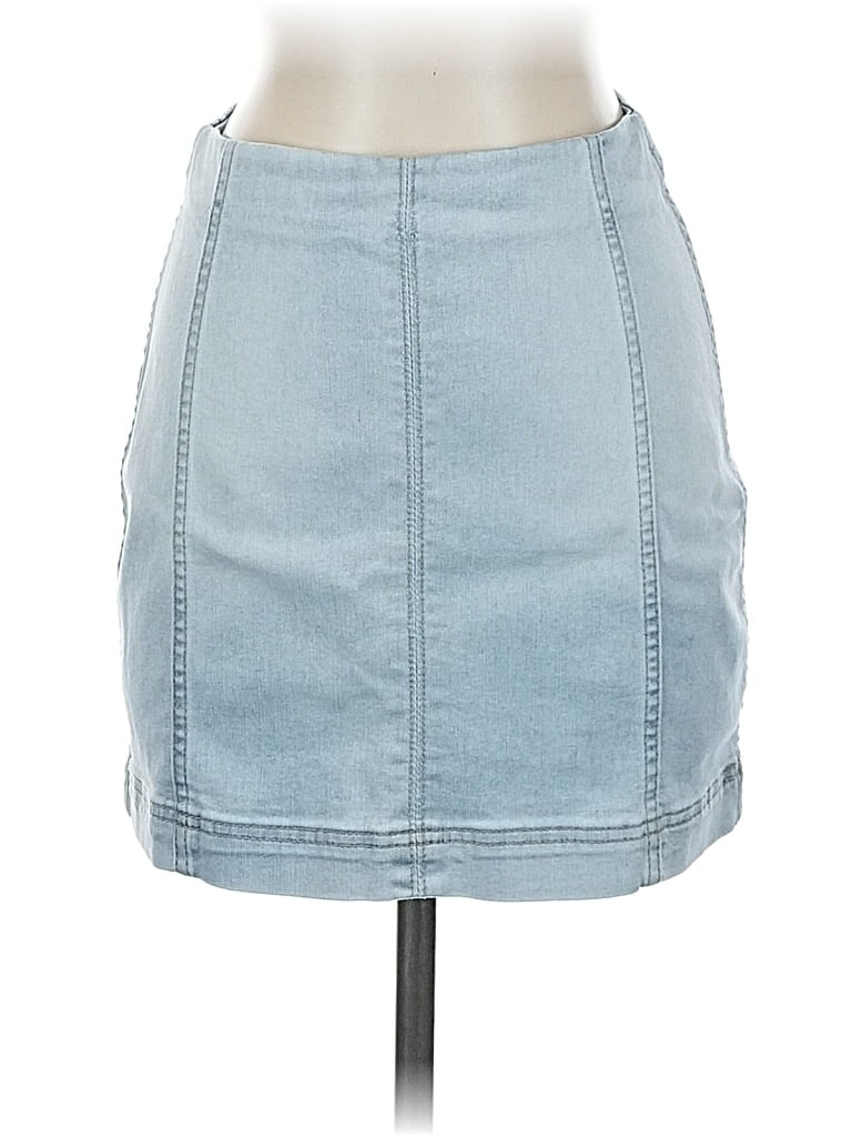 Pre-owned Wild Fable Denim Skirt In Blue