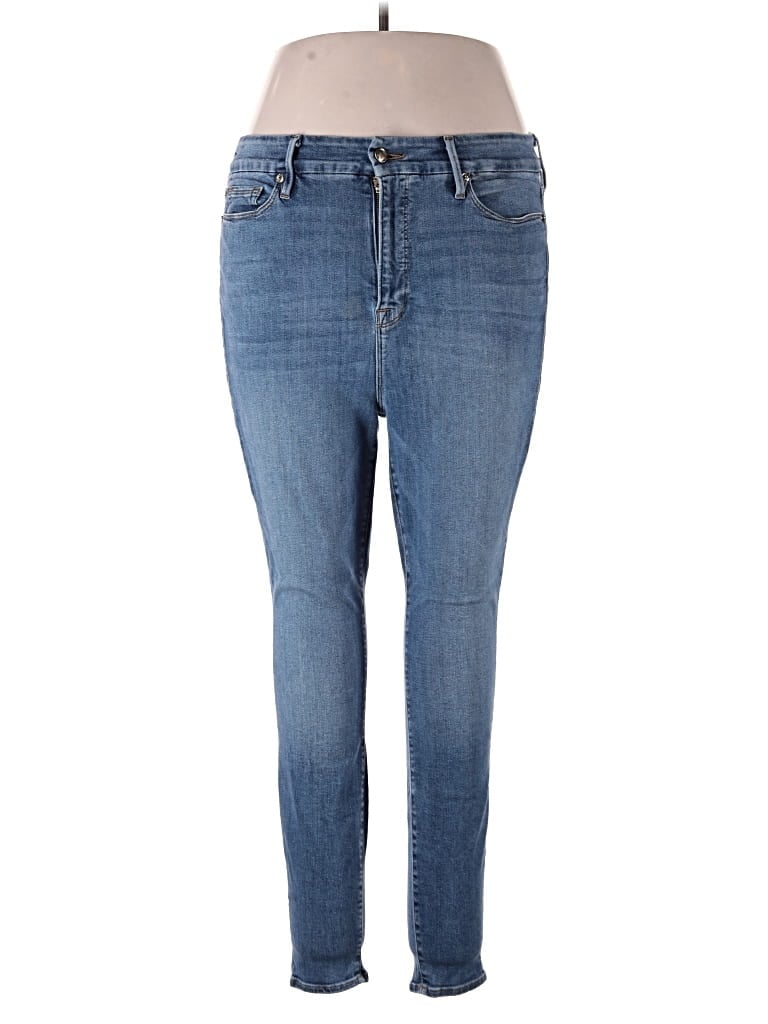 Pre-owned Good American Jeans In Blue