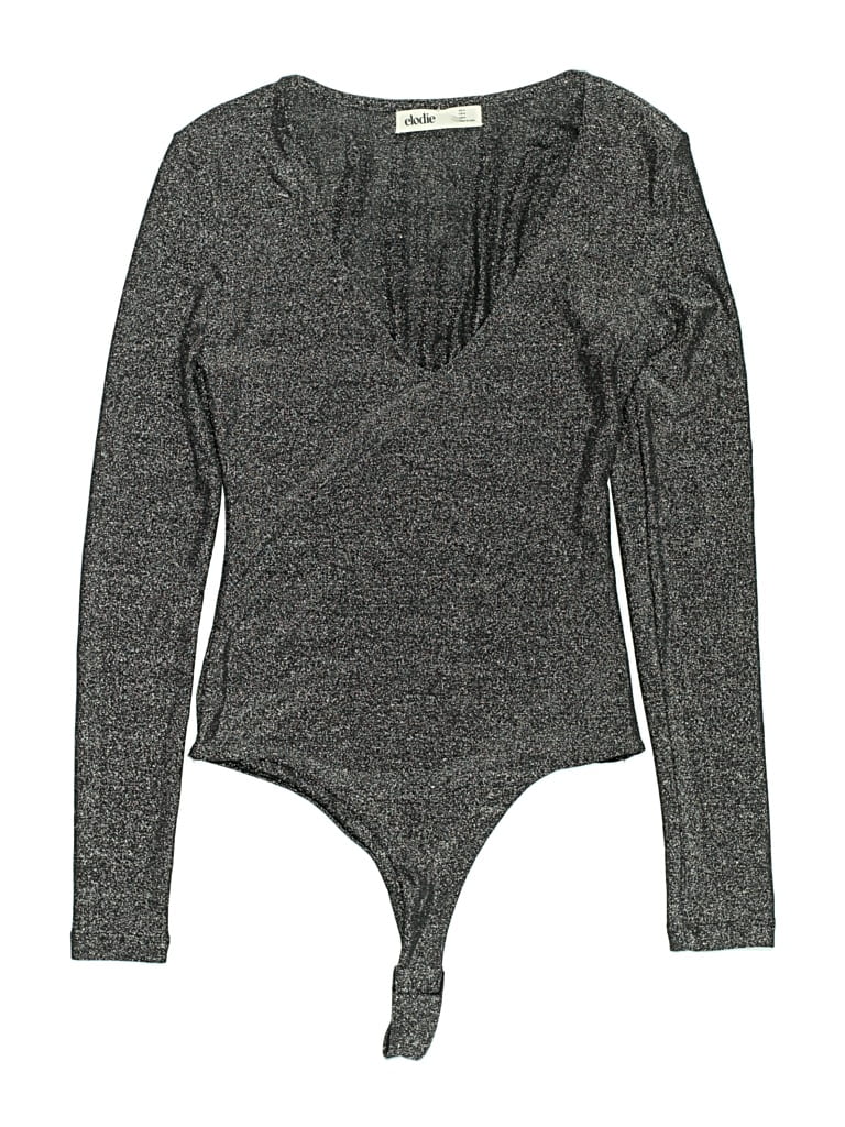 Pre-owned Elodie Bodysuit In Gray