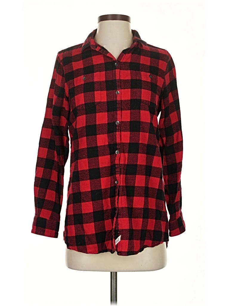 Pre-owned Woolrich Long Sleeve Button Down Shirt In Red