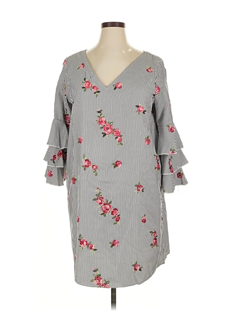 Pre-owned Maxsport Casual Dress In Gray