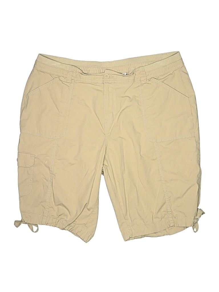 Pre-owned St. John's Bay Cargo Shorts In Brown