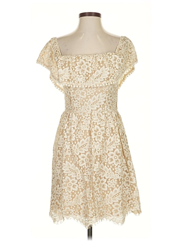 Pre-owned Altar'd State Cocktail Dress In White