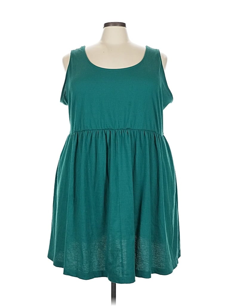 Pre-owned Ava & Viv Casual Dress In Blue