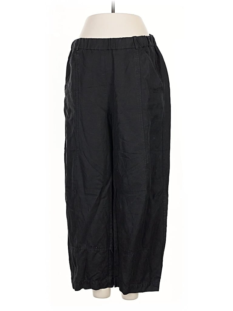 Pre-owned Eileen Fisher Cargo Pants In Black