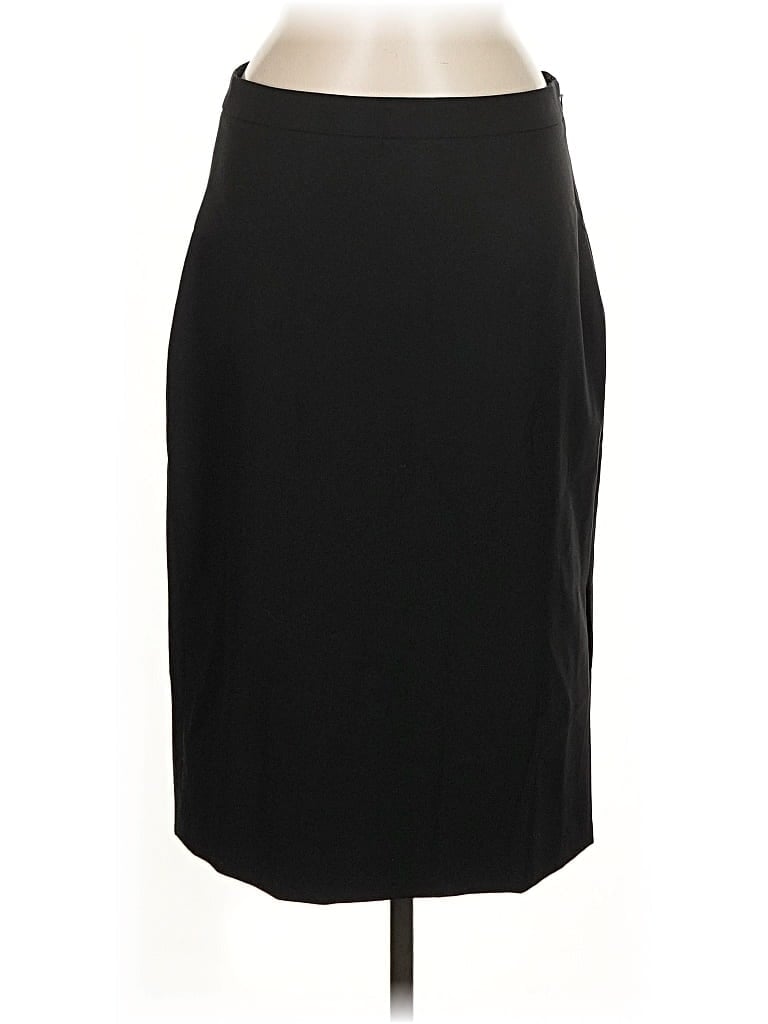 Pre-owned Banana Republic Wool Skirt In Black