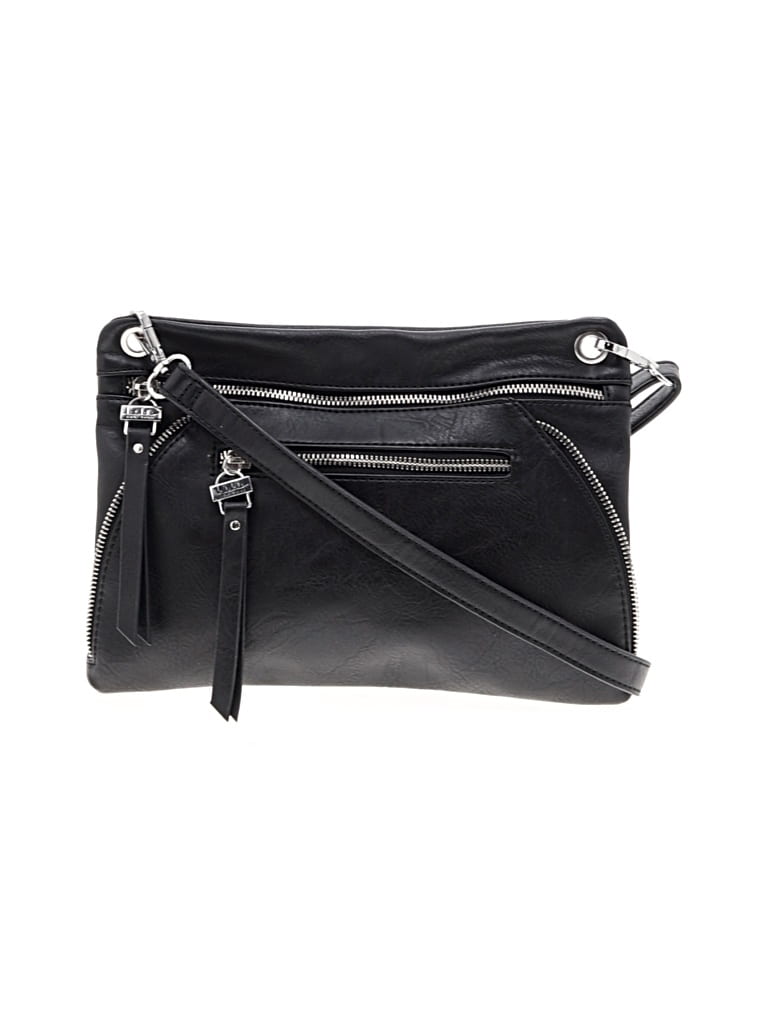 Pre-owned Nicole Miller Crossbody Bag In Black