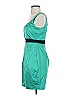 BCBGMAXAZRIA Color Block Teal Cocktail Dress Size 0 - photo 5