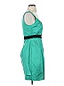 BCBGMAXAZRIA Color Block Teal Cocktail Dress Size 0 - photo 4