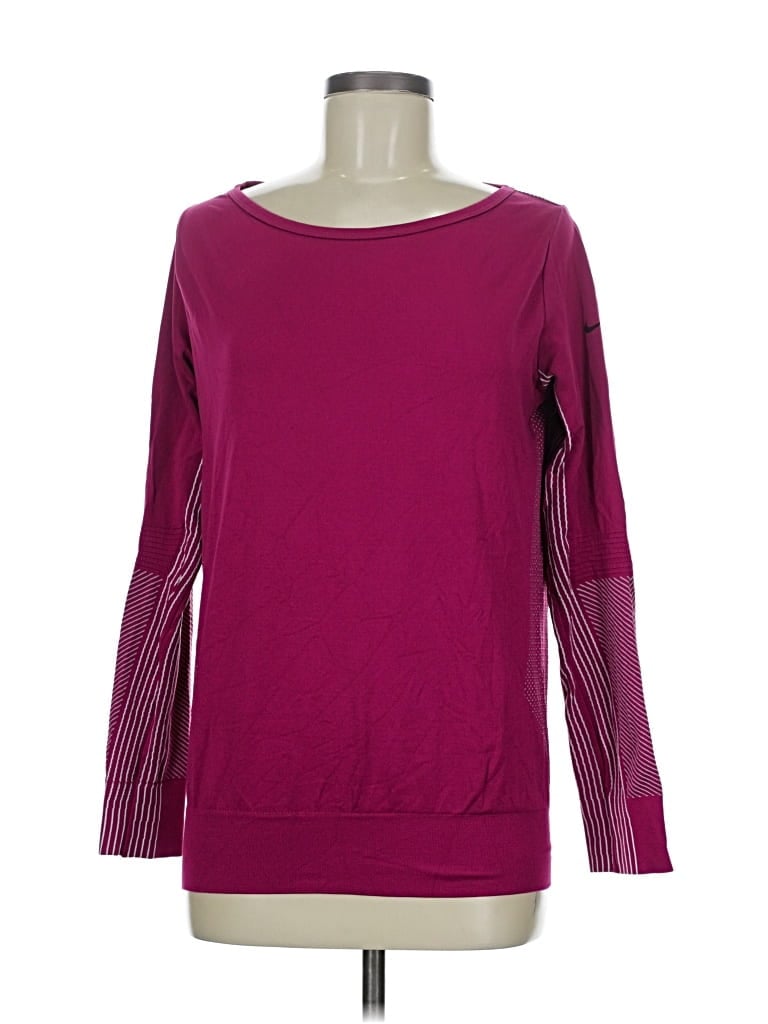 Pre-owned Nike Long Sleeve T-shirt In Purple