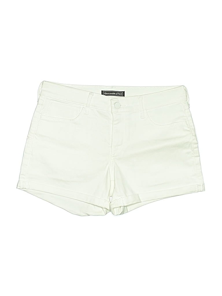 Pre-owned Abercrombie & Fitch Denim Shorts In Green