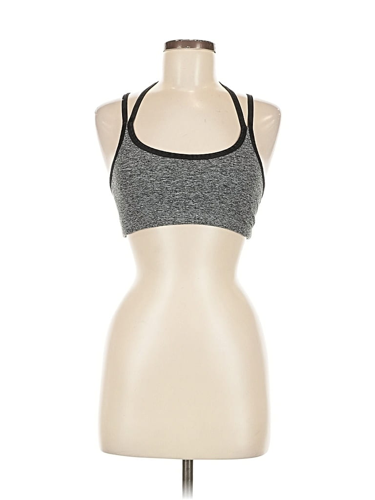 Pre-owned Beyond Yoga Sports Bra In Gray