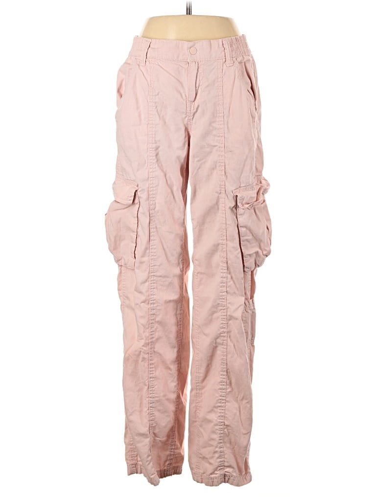 Pre-owned Divided By H&m Cargo Pants In Pink