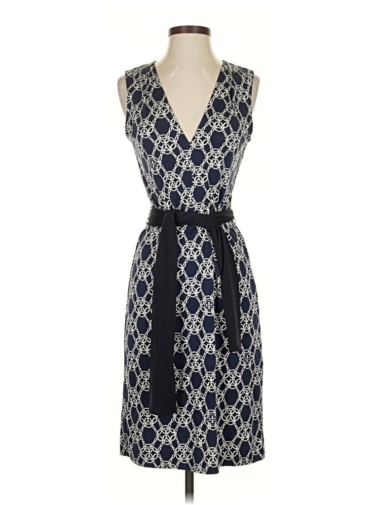 Pre-owned Tory Burch Cocktail Dress In Blue
