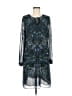 CAbi 100% Polyester Paisley Teal Cocktail Dress Size M - photo 1