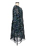 CAbi 100% Polyester Paisley Teal Cocktail Dress Size M - photo 4